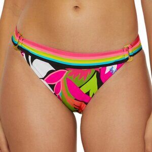 Trina Turk 'Tiki' Shirred Ring-Side Hipster Bikini Bottom, Multicolor